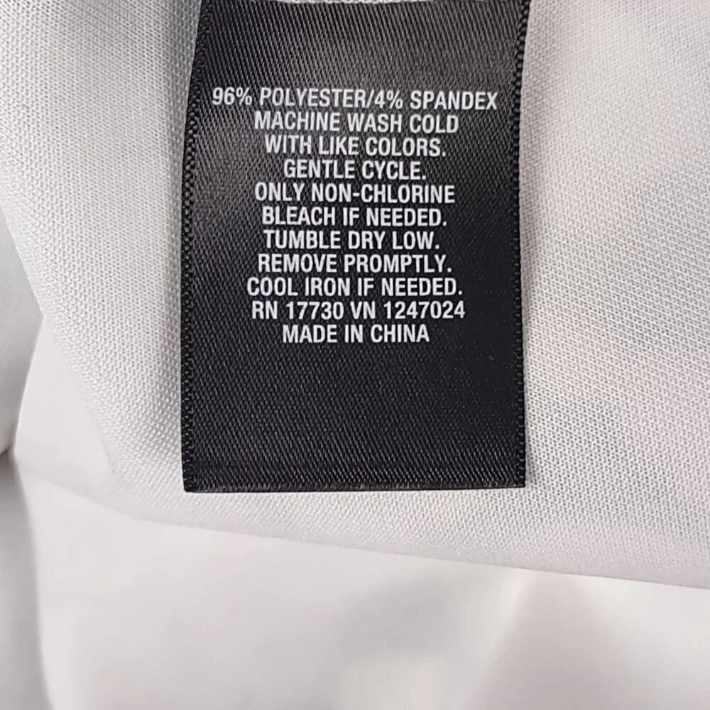 Mossimo White Pink & Green Floral Fit & Flare Sleeveless Knit Dress Crew Neck XS - Picture 11 of 11